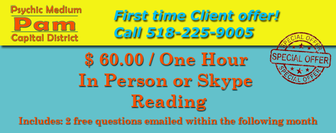 Psychic Medium Pam Capital District - Banner - Offer